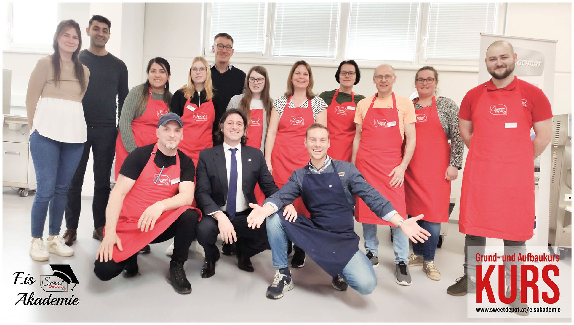 Teilnehmer vom Speiseeis Seminar