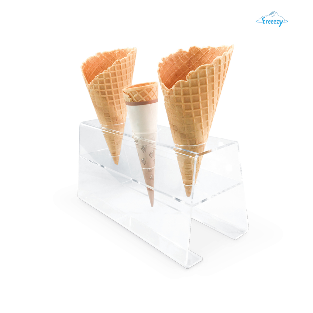 freeezy-eistuetenhalter_3_Loecher_Acryl Freeezy Eistütenhalter 3 Löcher Acryl