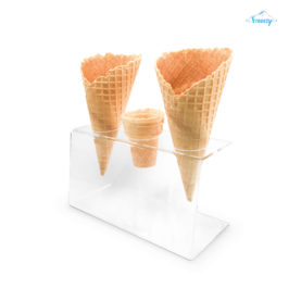 Freeezy Eistütenhalter Deluxe 3 Loch Acryl