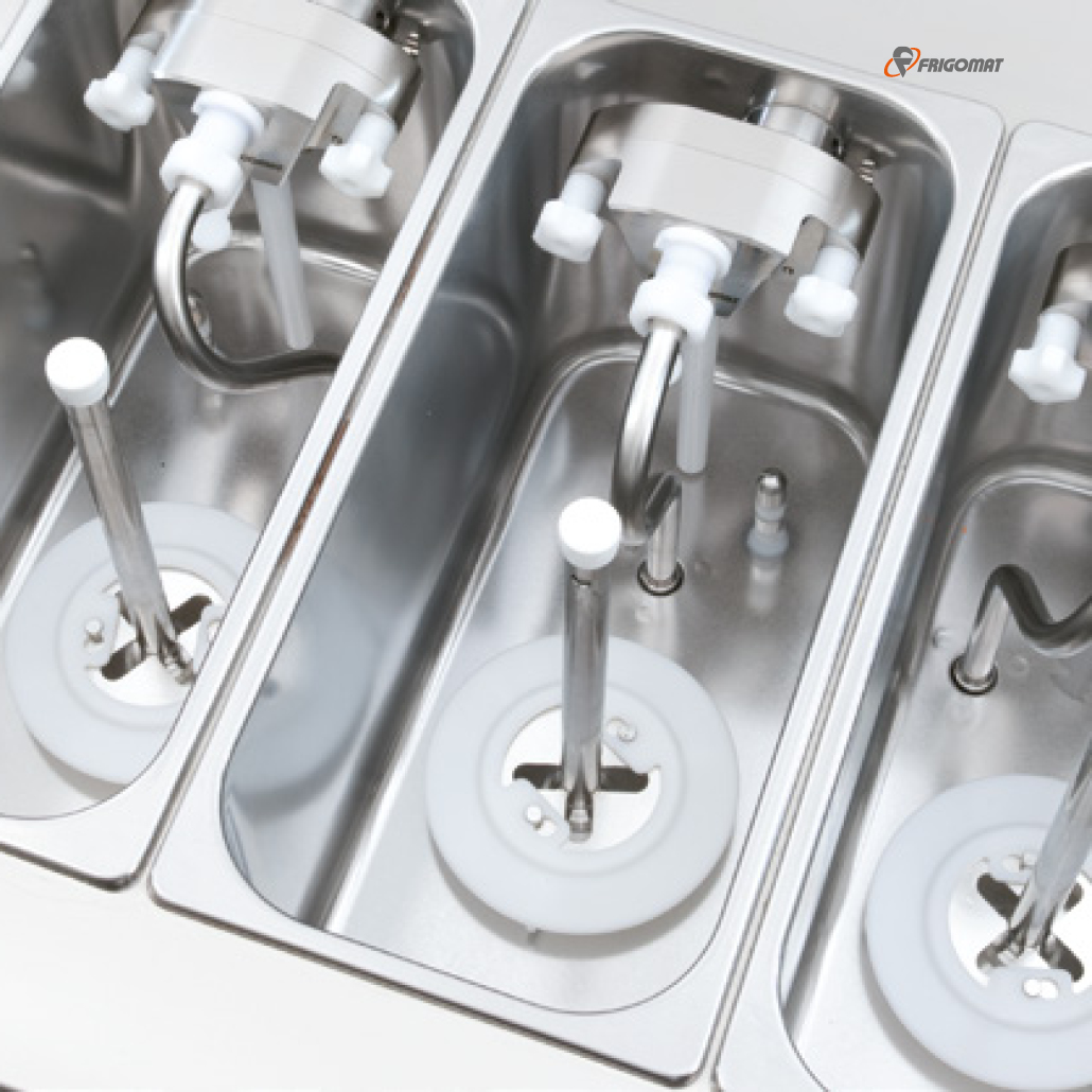 frigomat_softeismaschine_kiss5_vt4 Innenansicht der Frigomat Softeismaschine Kiss 5 VT