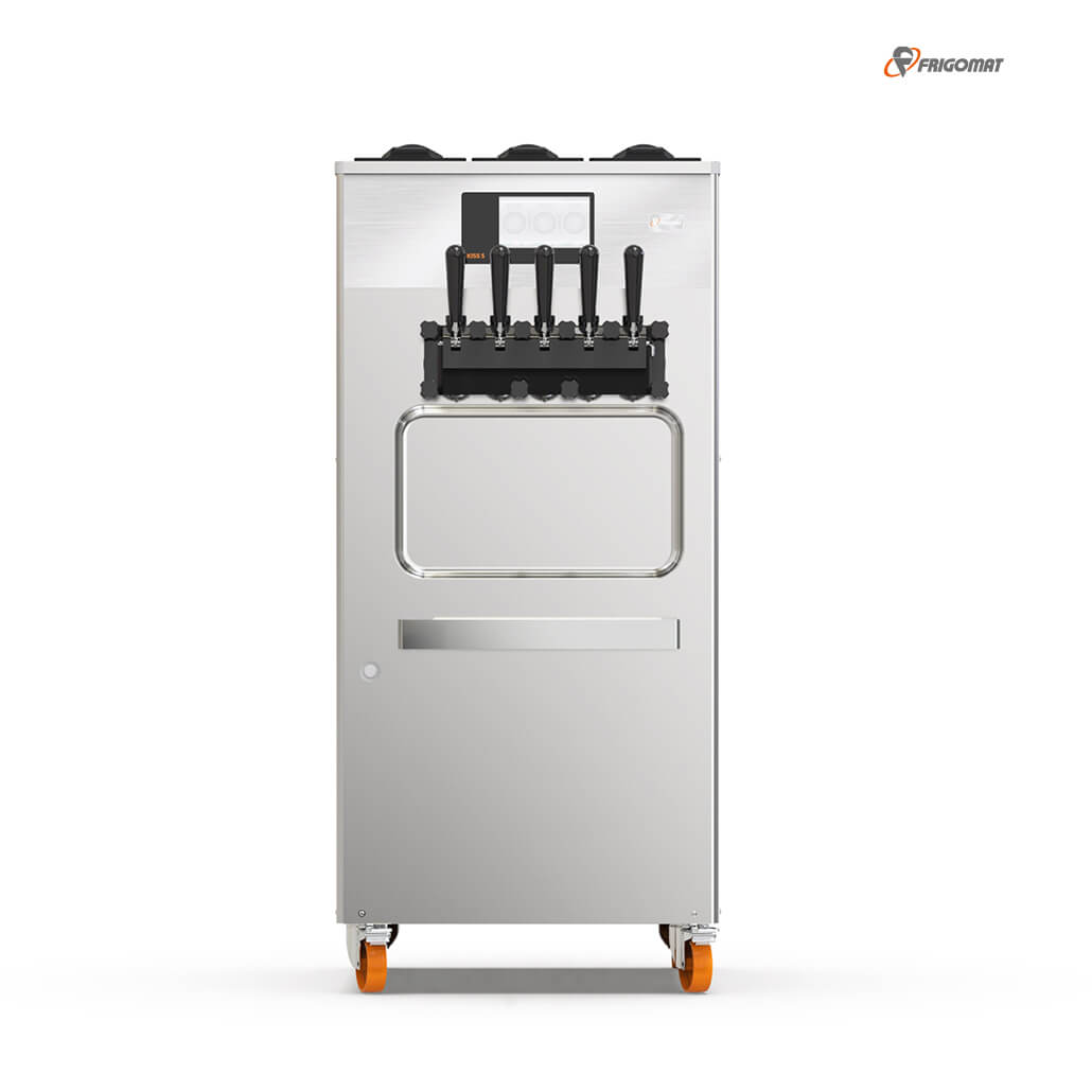 frigomat_softeismaschine_kiss5_vt_3 Frontansicht der Frigomat Softeismaschine Kiss 5 VT