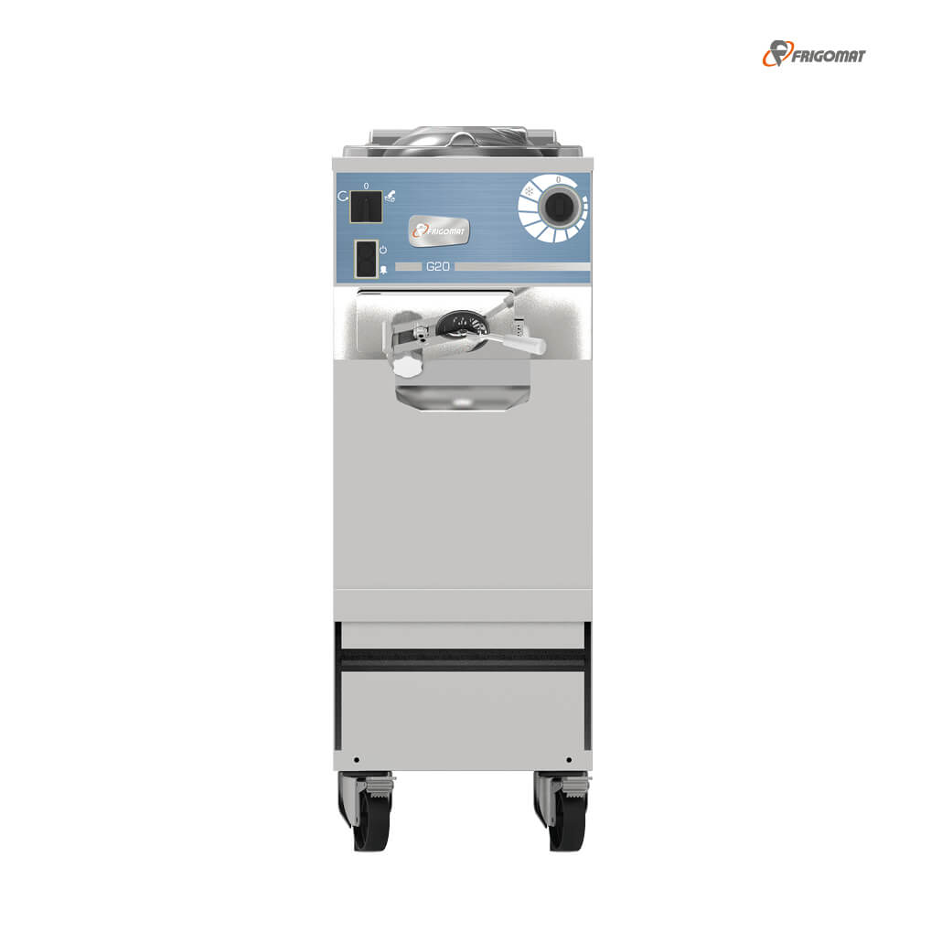 frigomat_speiseeismaschine_g20_3 Frontansicht der Frigomat Speiseeismaschine G20