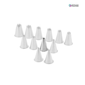 Pocatino Rohraufsatz hohl sternförmig Ø 6 mm