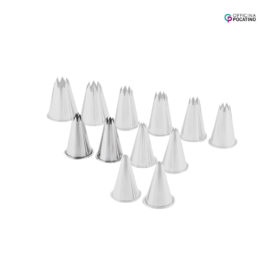 Pocatino Rohraufsatz hohl sternförmig Ø 8 mm