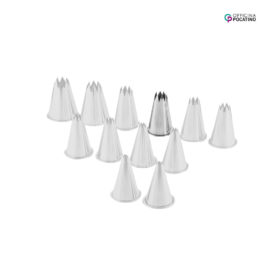 Pocatino Rohraufsatz hohl sternförmig Ø 12 mm