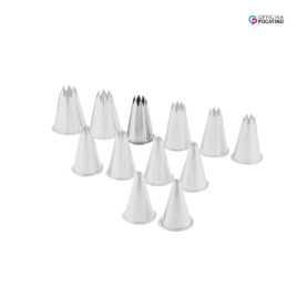 Pocatino Rohraufsatz hohl sternförmig Ø 14 mm