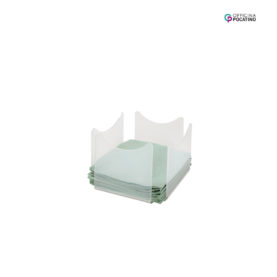 Pocatino Servietten Halter eckig transparent S