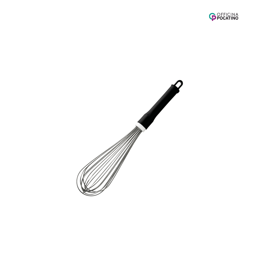 Schneebesen_P444_30cm_schwarz Pocatino Schneebesen Ø 30 cm, mit schwarzen Griff