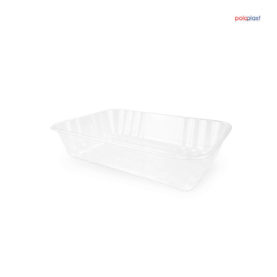 Poloplast kompostierbare Portionsbox 1800cc transparent