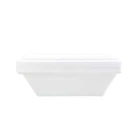 Seitenansicht der geschlossenen Thermo Eisbox weiß 1000cc